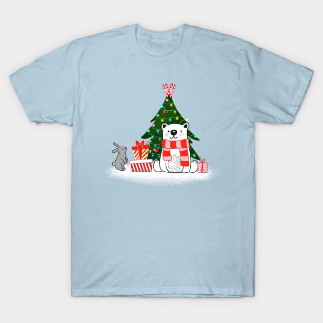 Christmas Presents T-Shirt by Anastasiya Malakhova